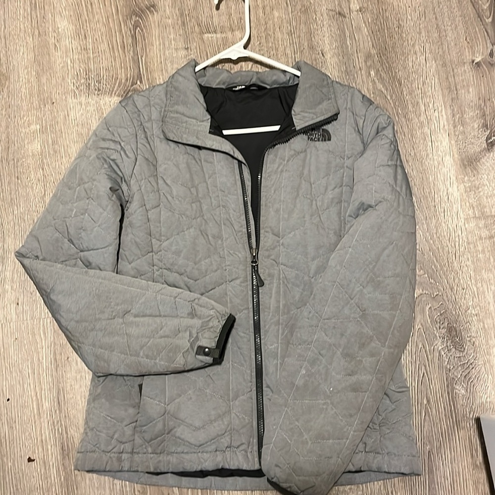 The North Face Gray Quilted Jacket